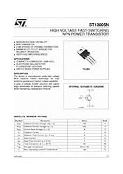 DataSheet ST13005N pdf